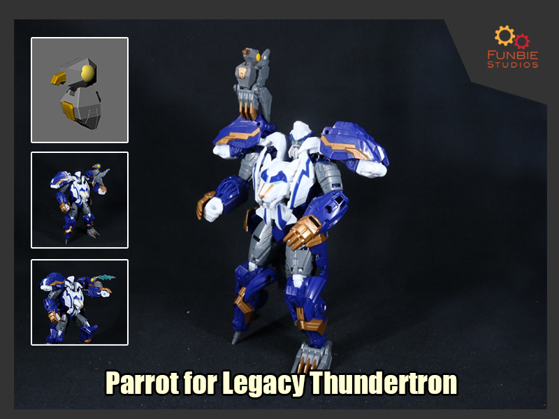 Parrot for Transformers Legacy Thundertron