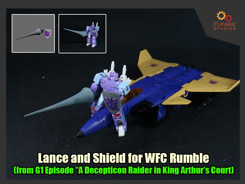 Lance and Shield for Transformers WFC Rumble