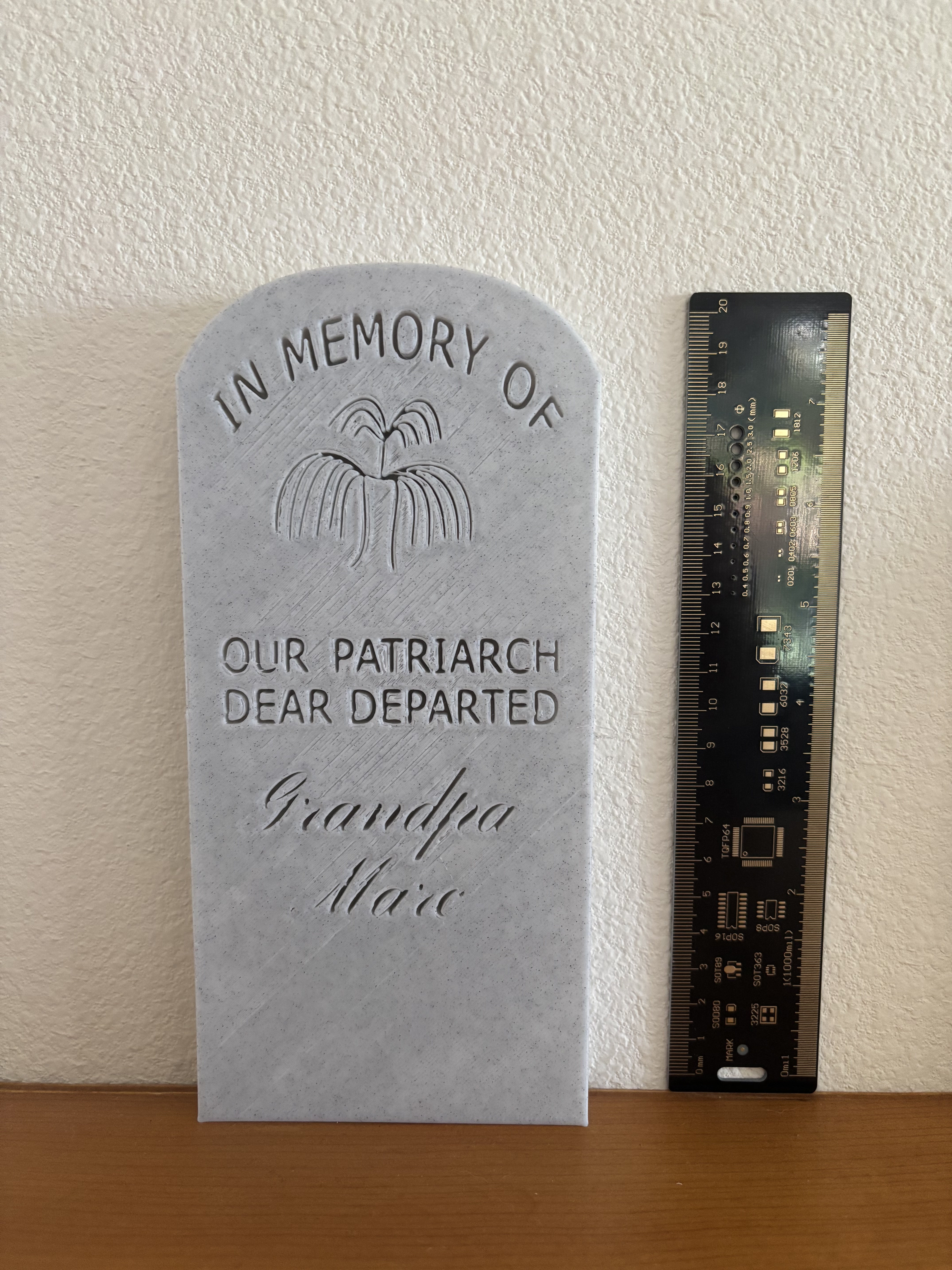 Haunted Mansion Tombstones Grandpa Marc