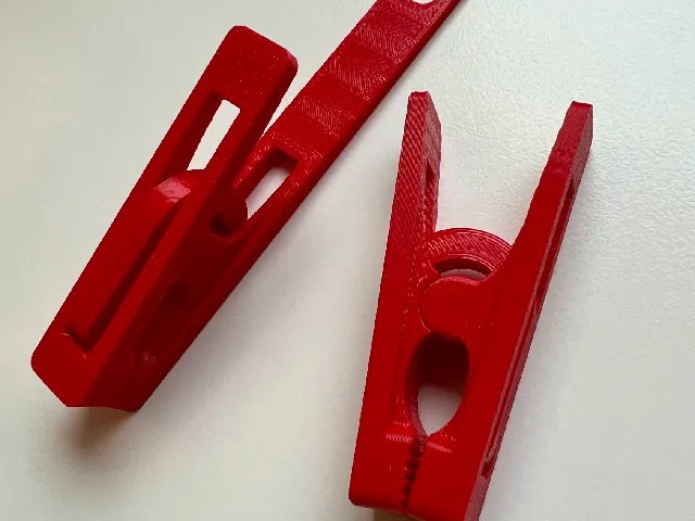 Clothespin/peg long with hook