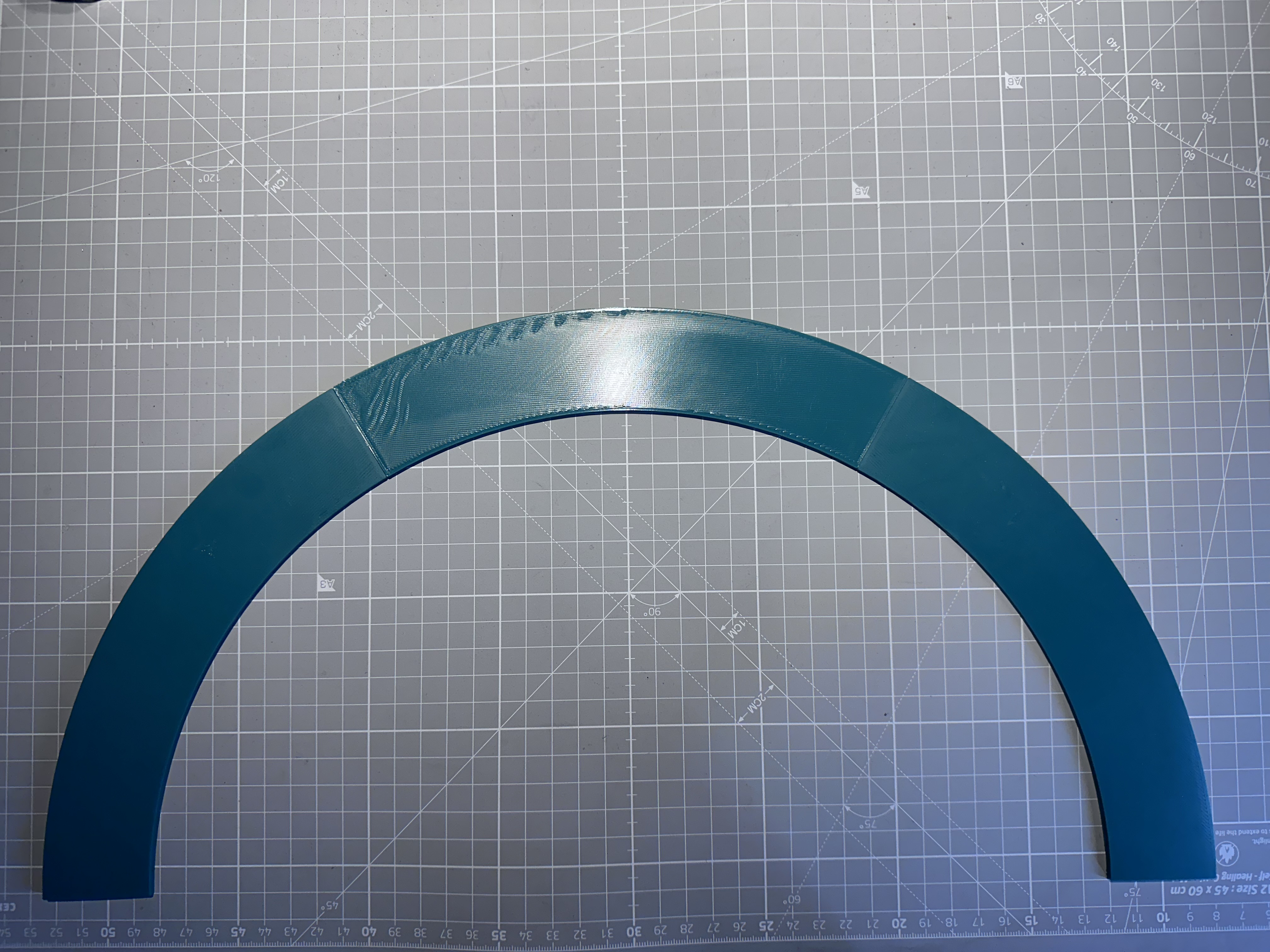 Miniatura 2 do modelo 3D 441 millimeters diameter half circle