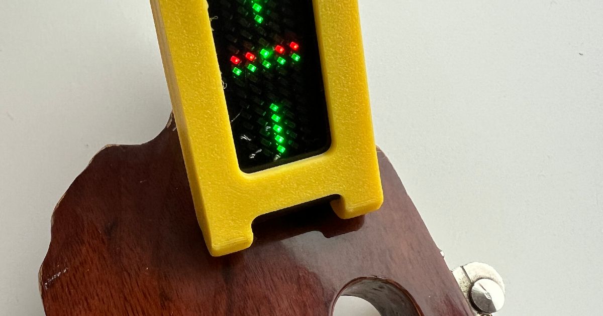 Cover for guitar tuner: UniTune clip by The occasional extrusionist ...