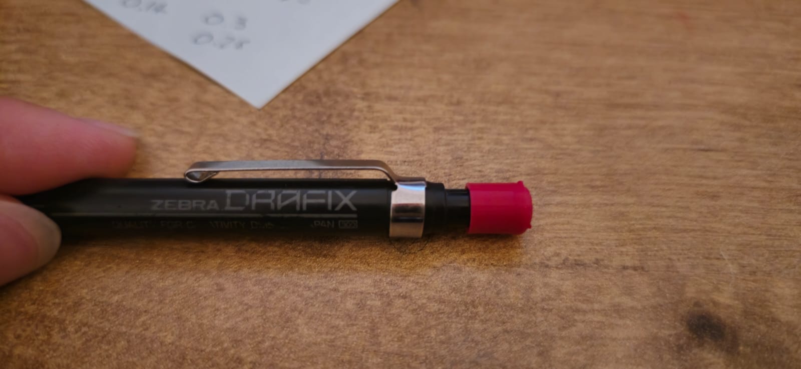 zebra drafix eraser cap
