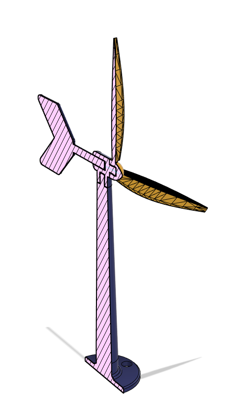 Miniatura 8 do modelo 3D 3D printable wind turbine