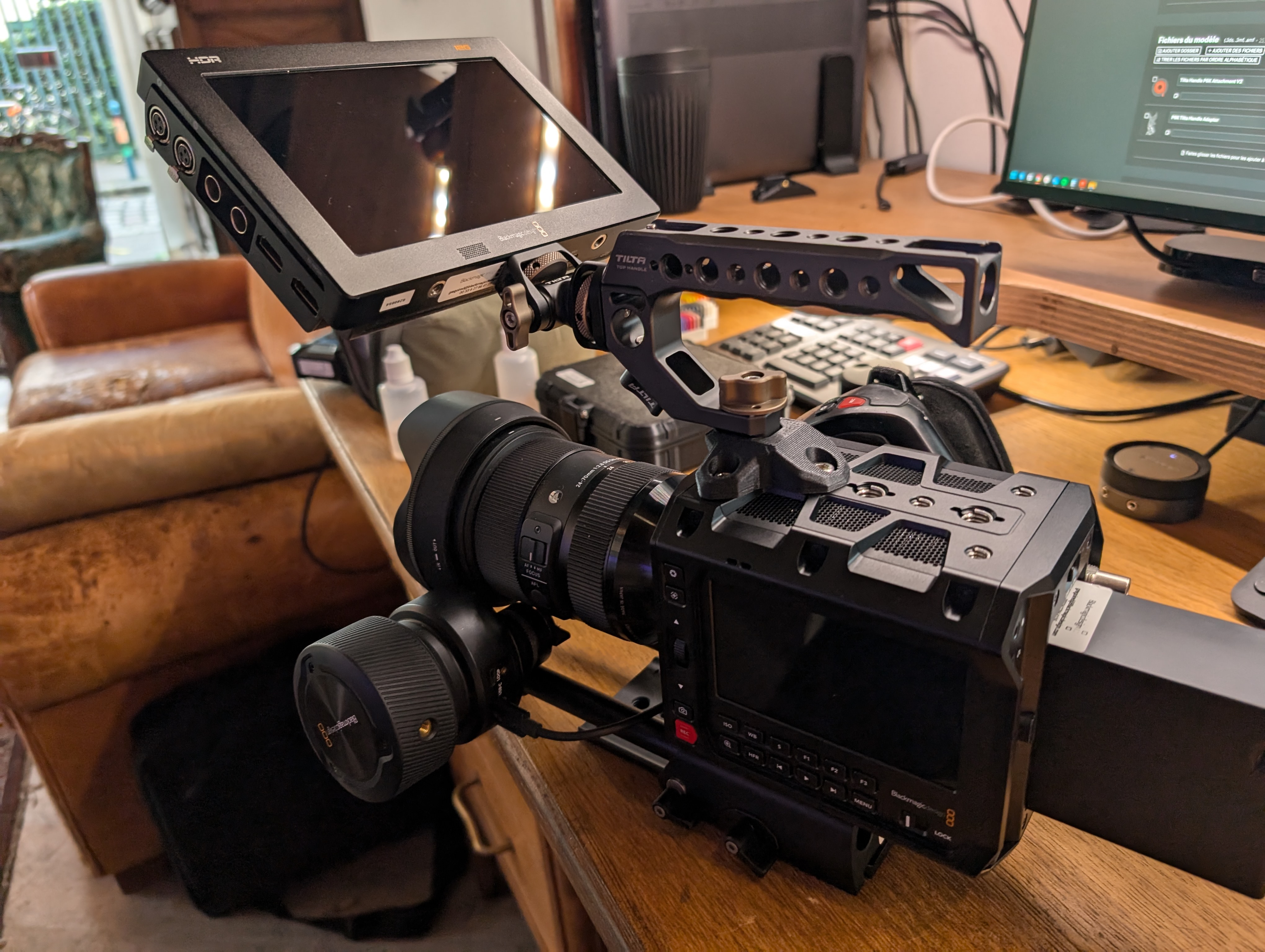 Blackmagic Design - Pyxis 6K - Tilta Top Handle Adapter