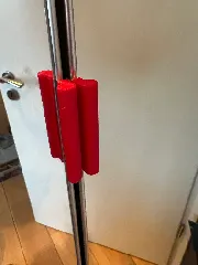 Softification of IKEA PAX AHEIM mirror door handles + door stopper