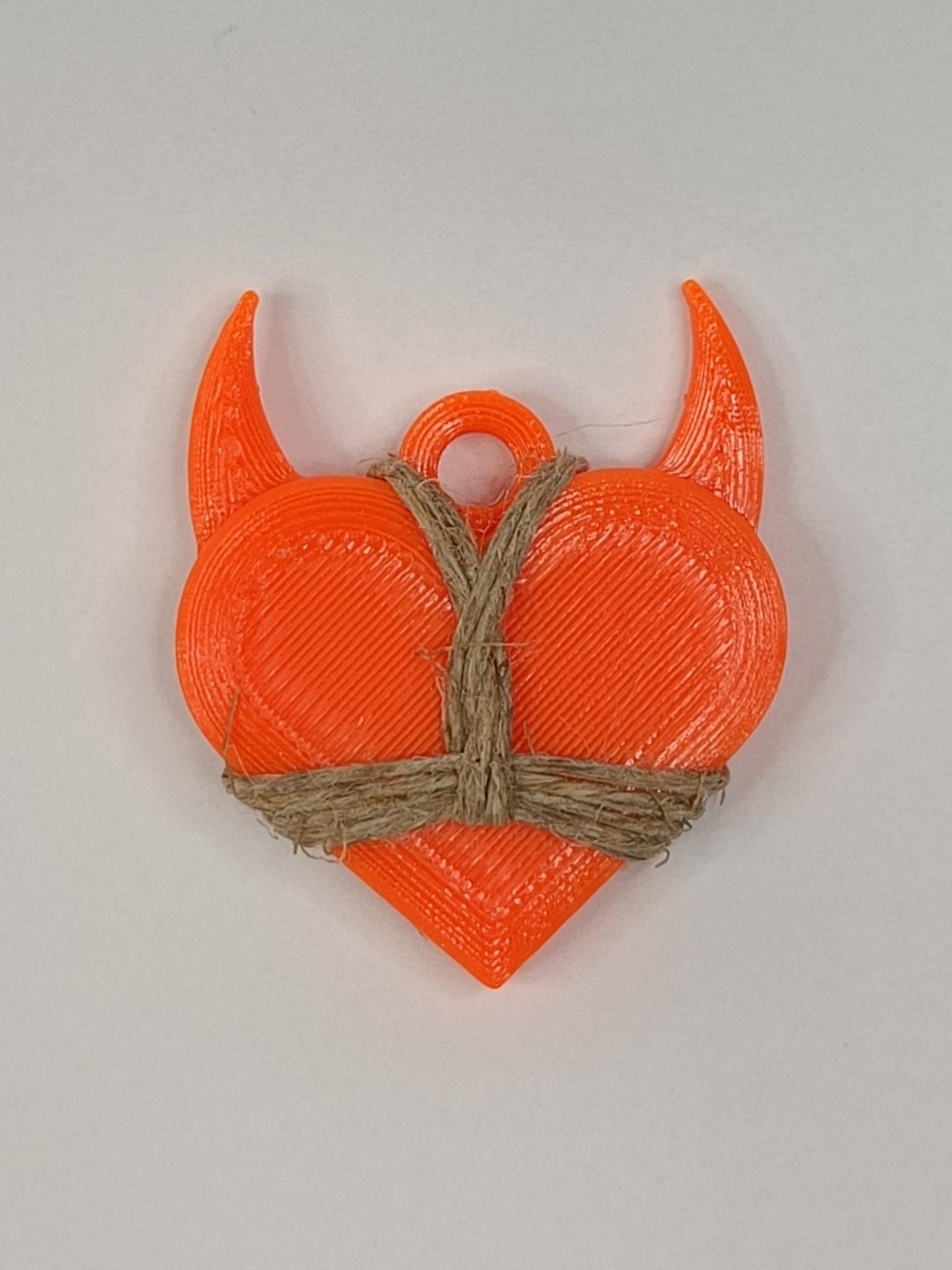 Devil Heart with ring by RCWeinstadt Download free STL model