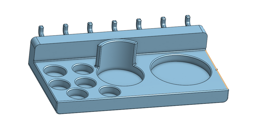 Air Duster/Vacuum Pegboard Holder