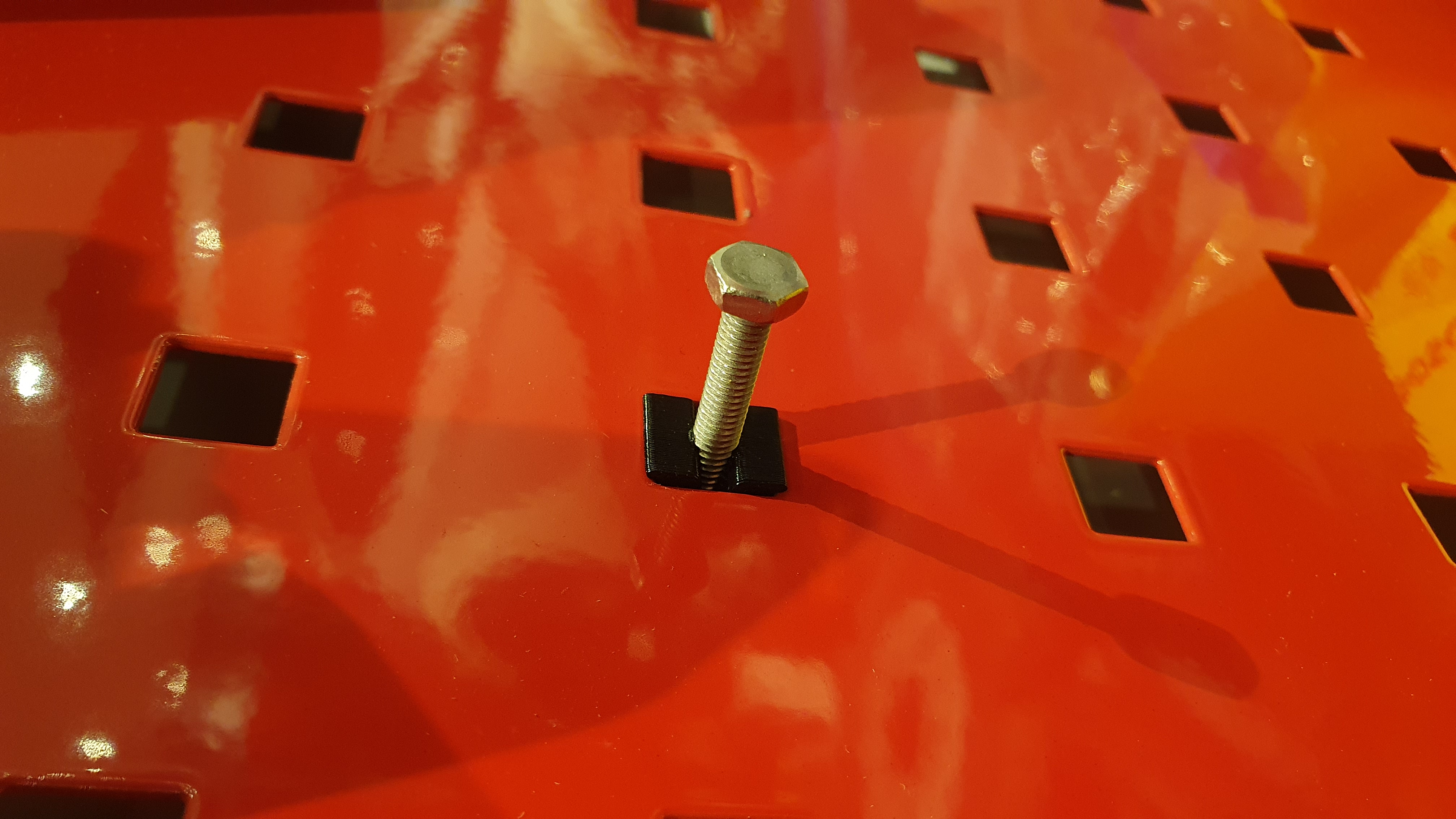 9x9mm square nut (Tool board/wall/pegboard)