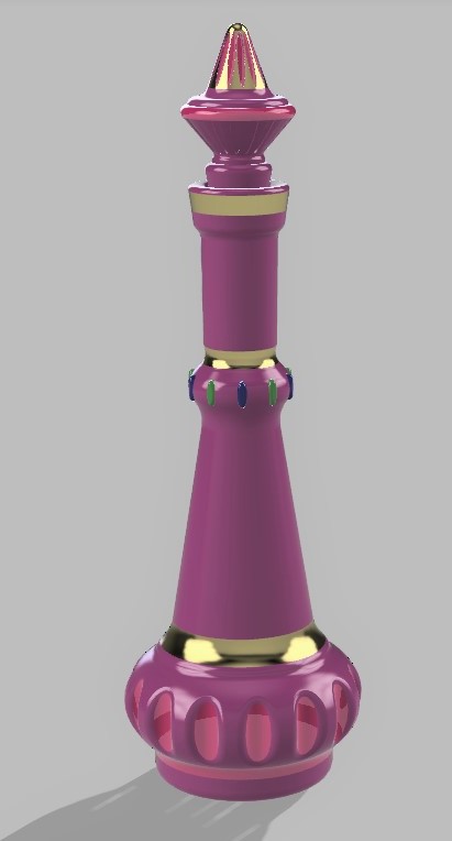 STL file I Dream of Jeannie Bottle 🍾・3D printable design to download・Cults