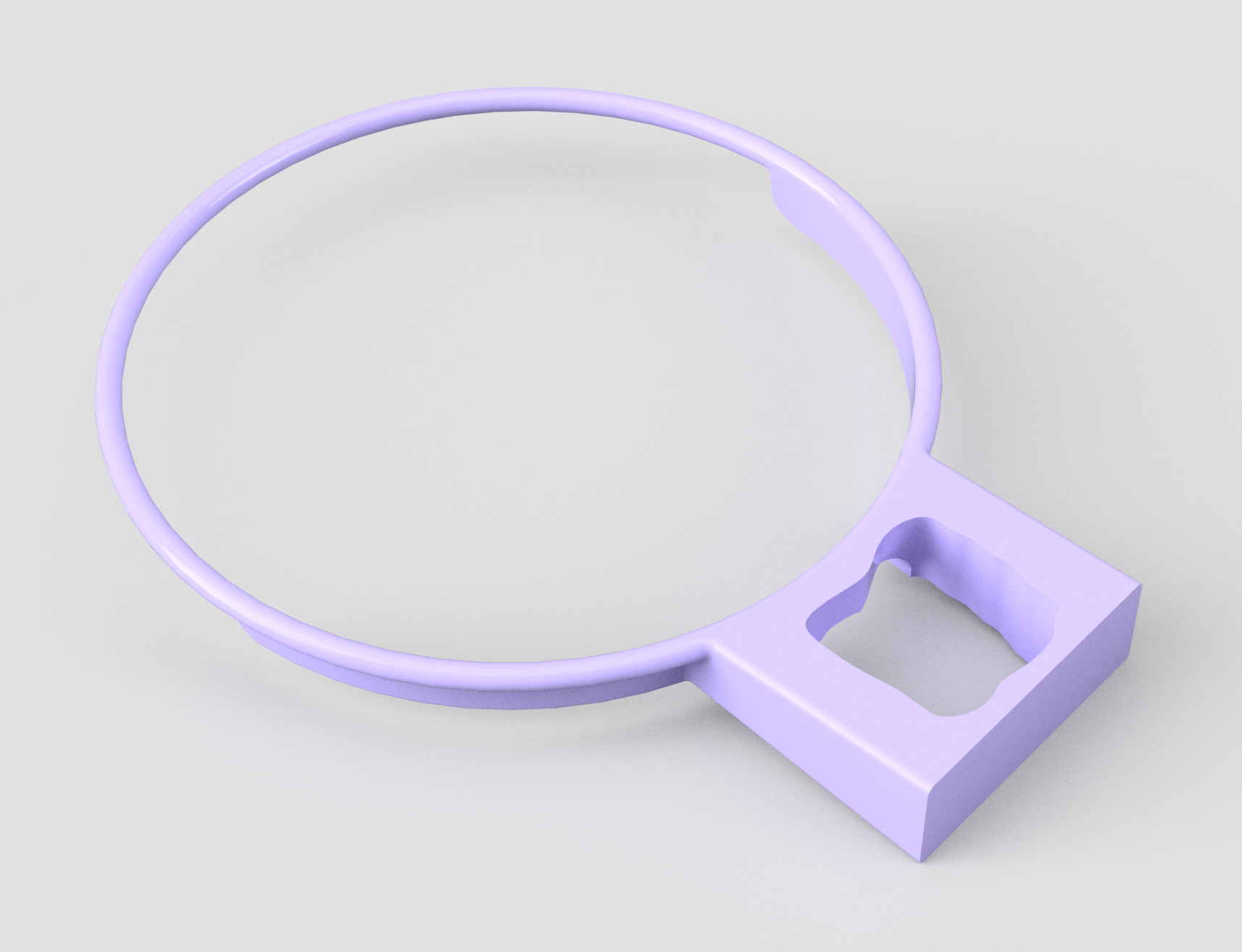 Basketball Rim: topology optimized version