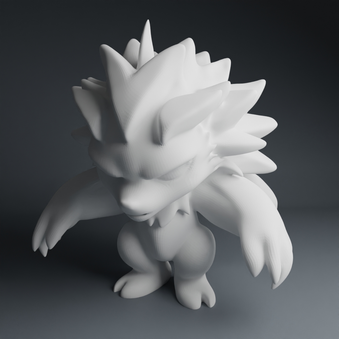 Cute stylized Werewolf
