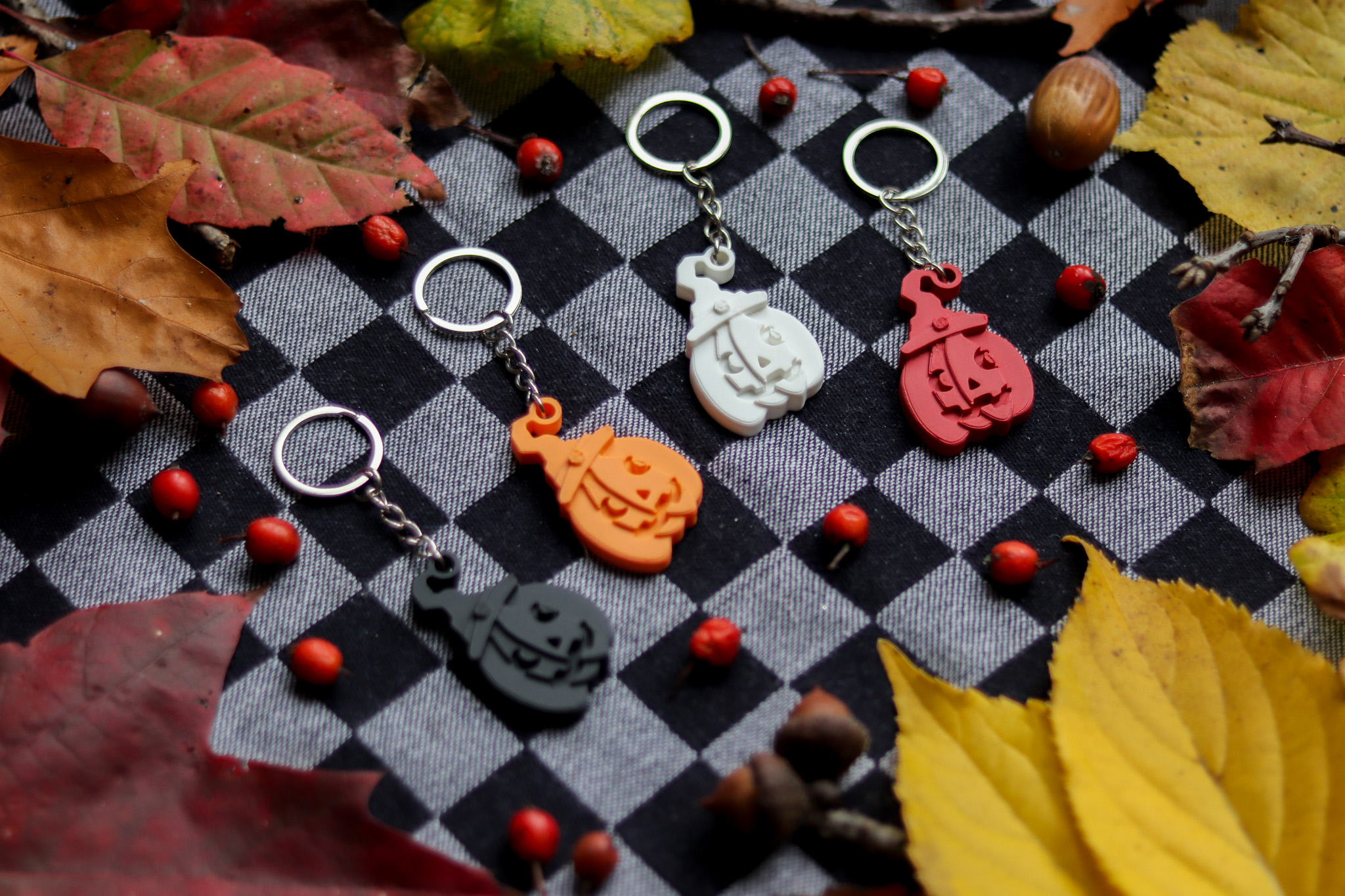 Wizard Pumpkin Keychain | Autumn Series | Halloween