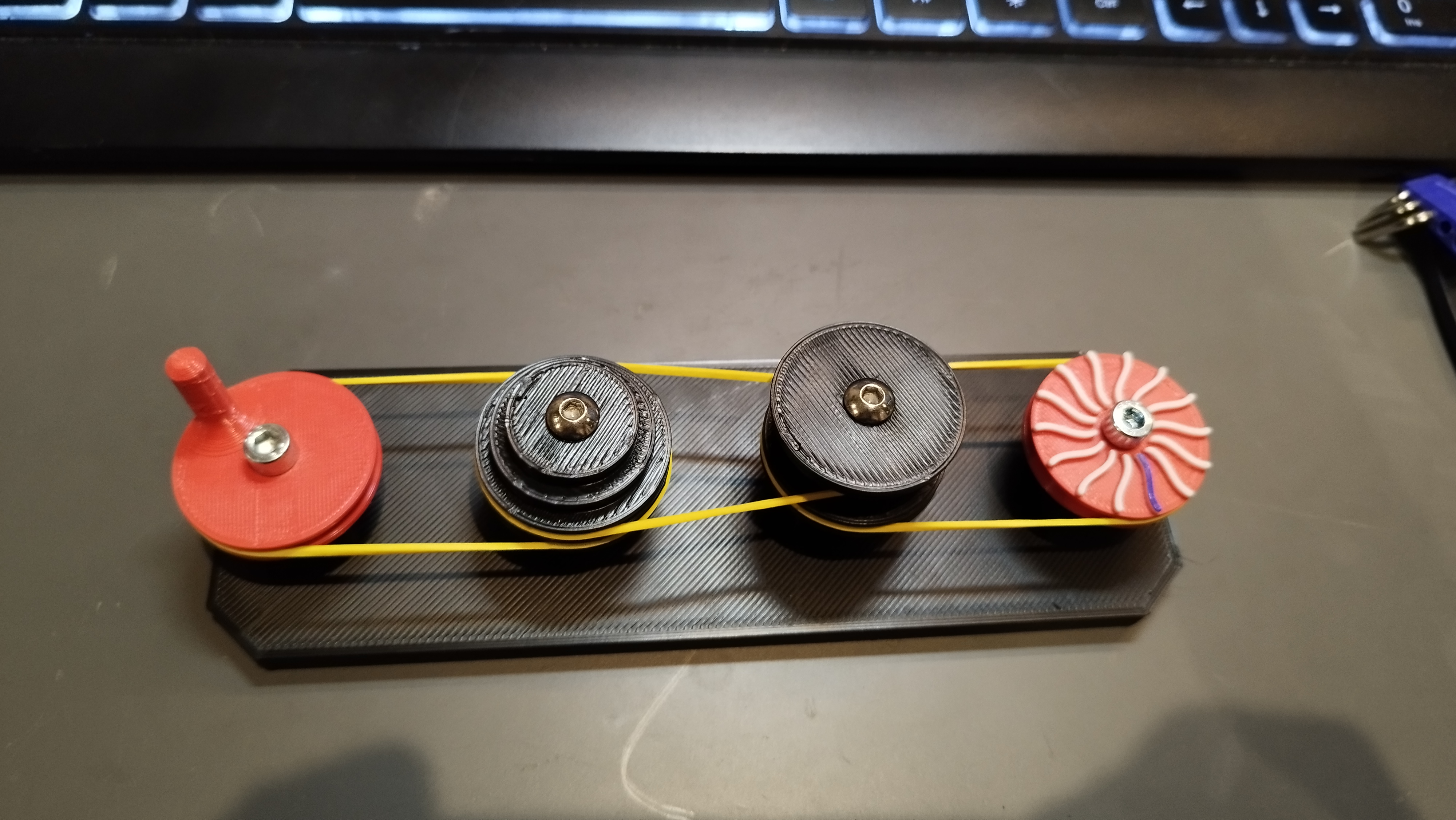 Rubber Band Gearbox by jancikoas15 Download free STL model