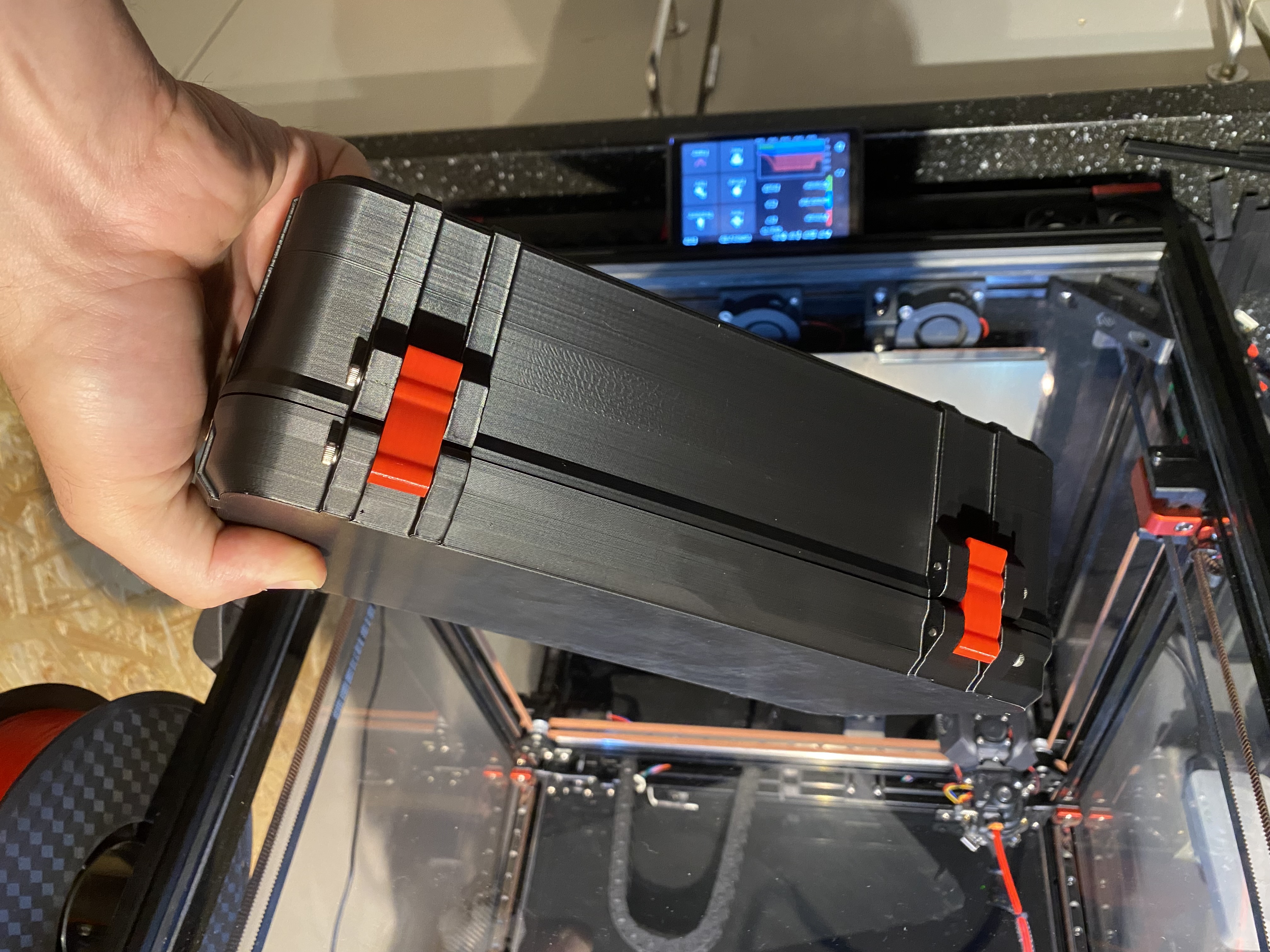 RUGGED Box KREG XL DOUBLE Pocket Hole Jig carry case!! Fits Double Jig