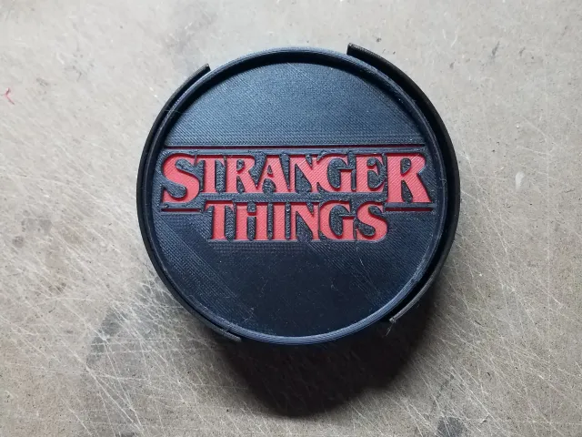 Stranger Things Coasters and Holder
