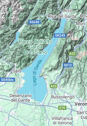 3D Garda Lake Italy
