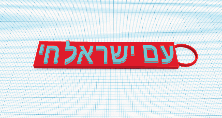 עם ישראל חי/am Yisrael chai keychain