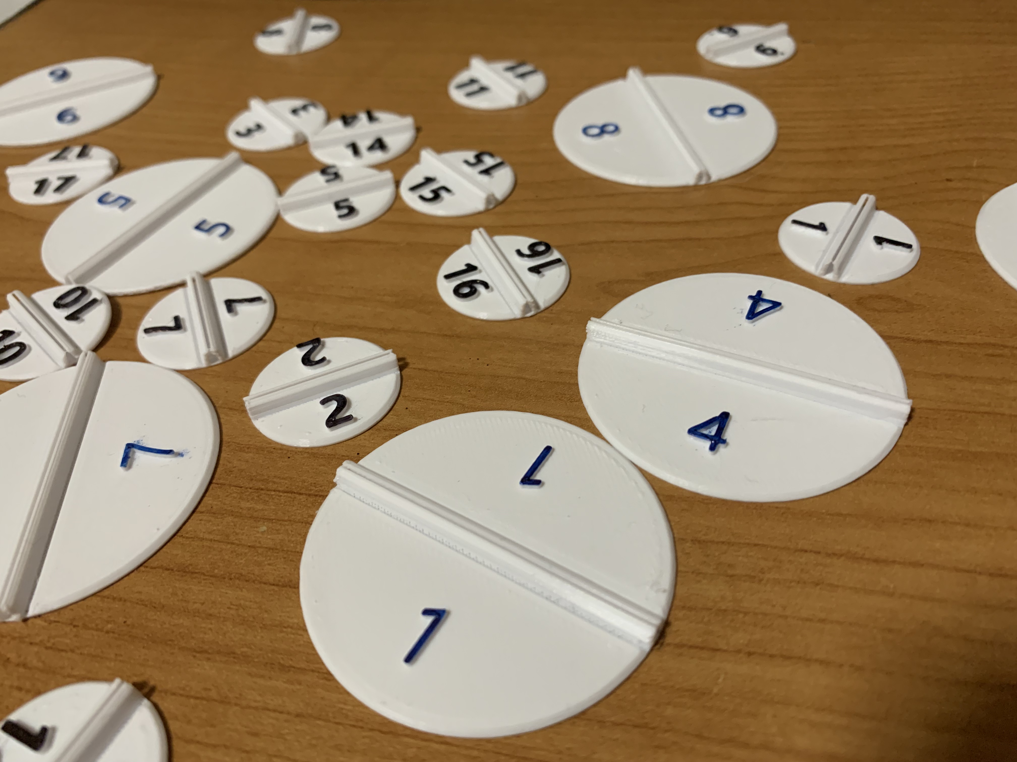 Remix Paper Mini Base wth numbers