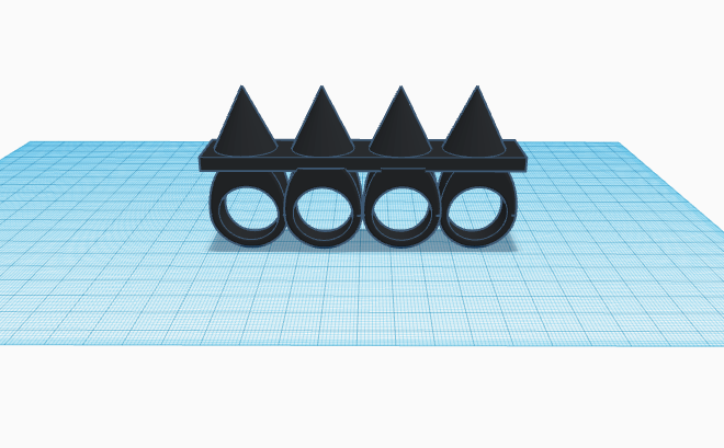 Spiked Knuckles Size 10