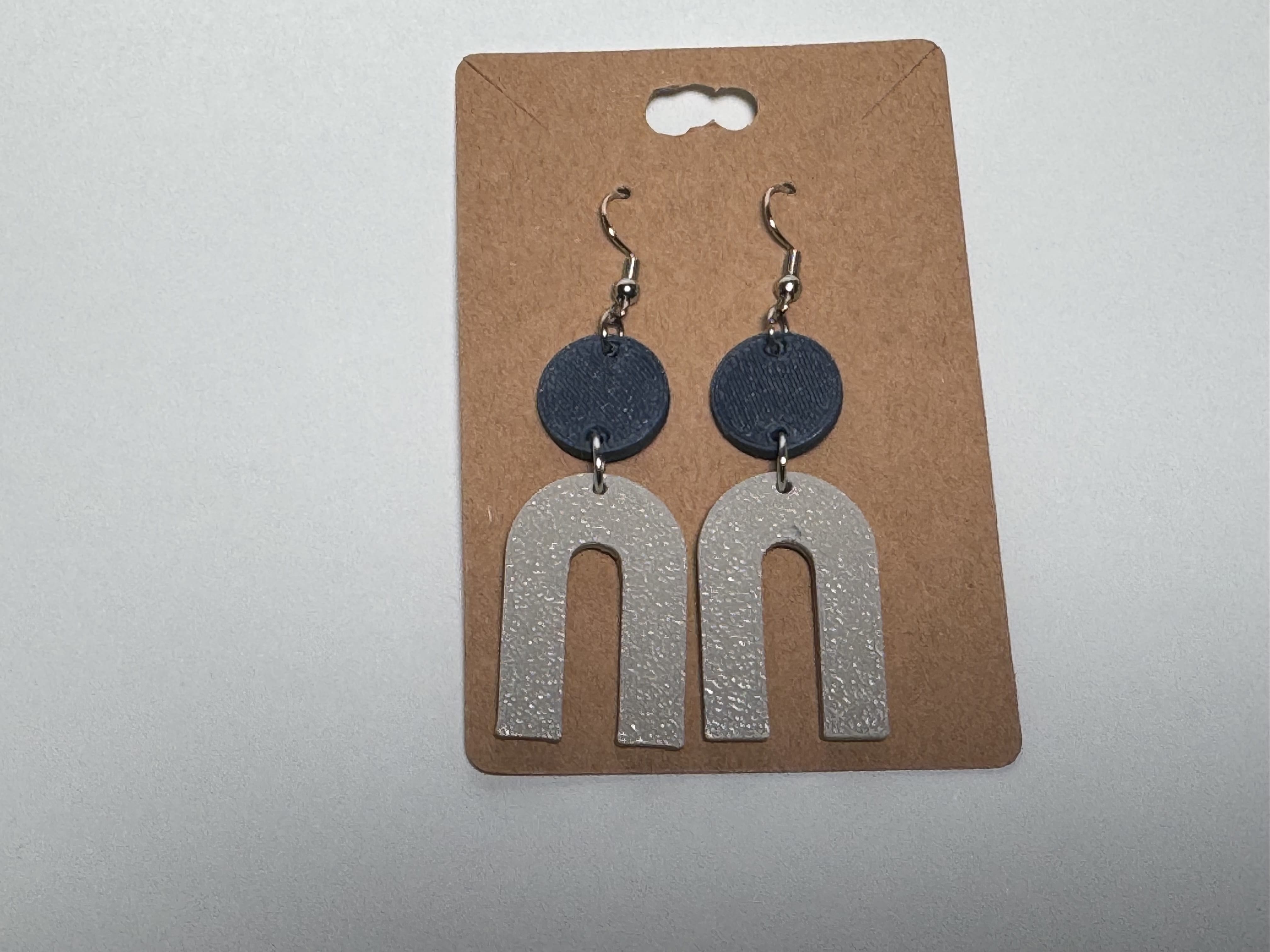 Arch Earrings by Mark Sheffield | Download free STL model | Printables.com