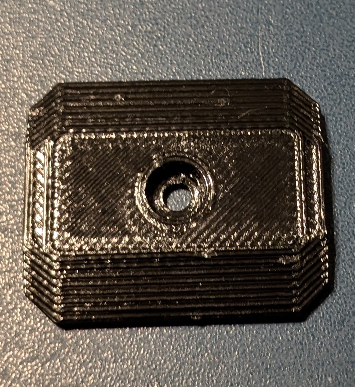 Threaded insert press carriage stop 3D model thumbnail