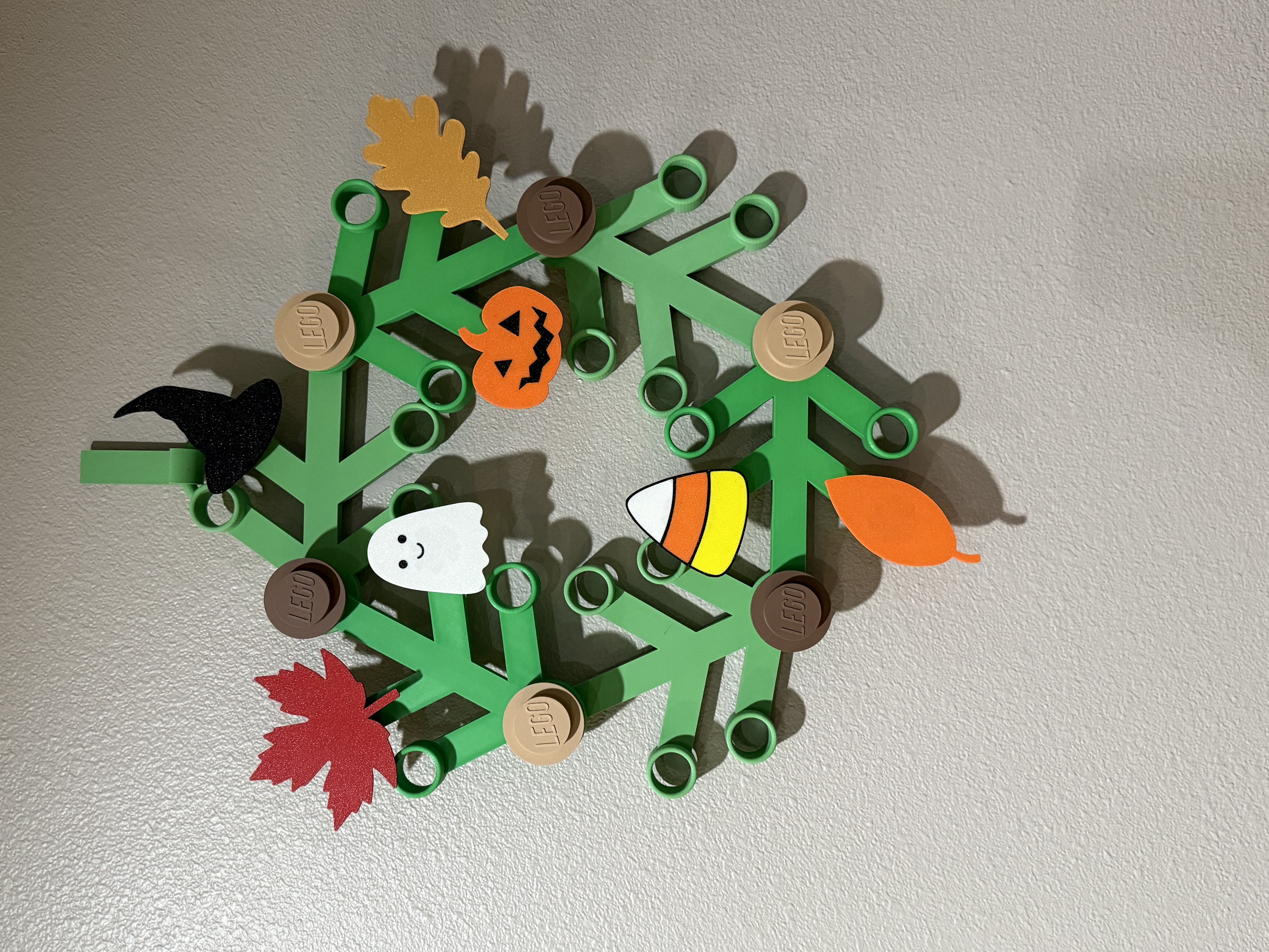 Fall & Halloween Lego Wreath Decorations