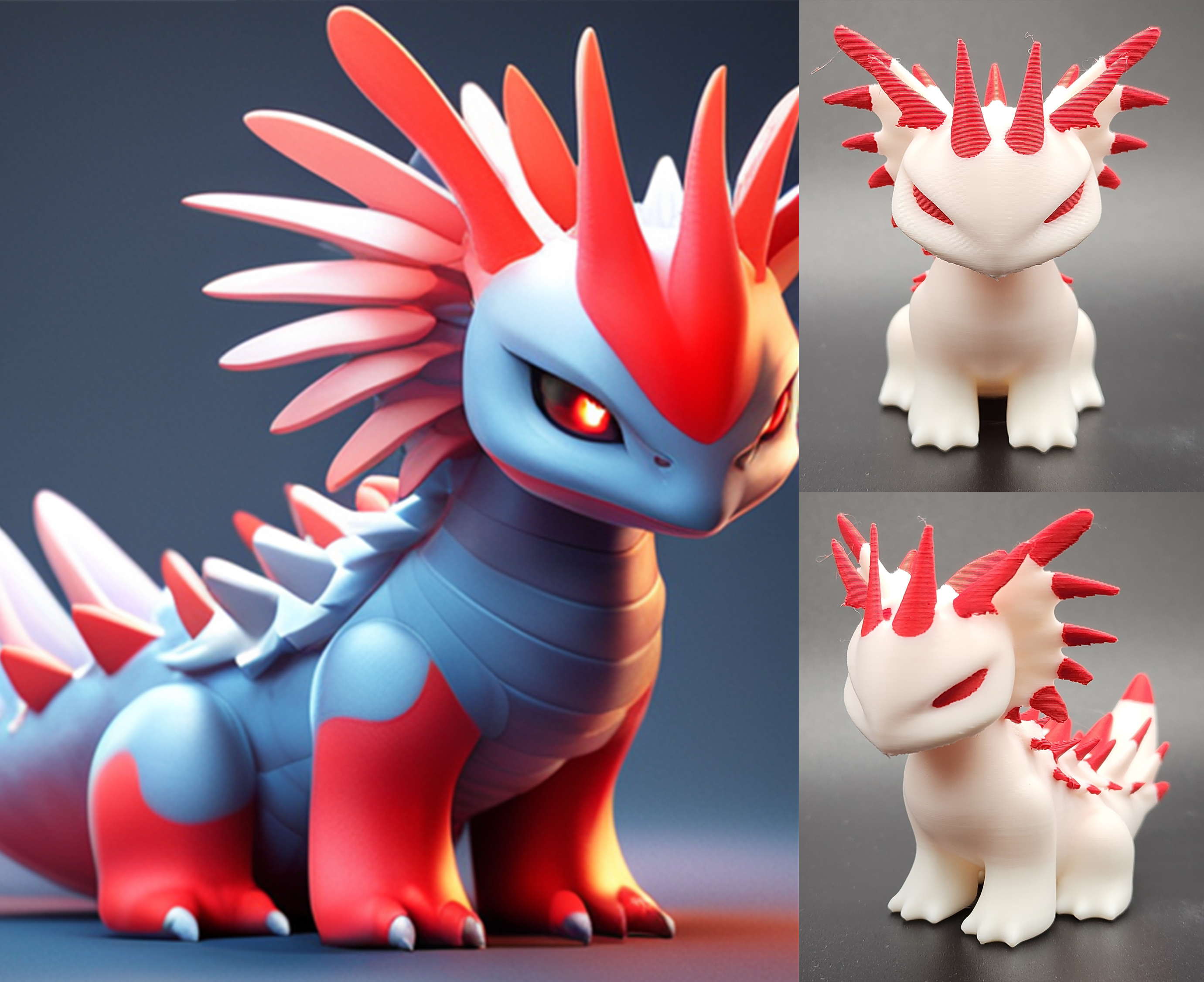 Frilled Dragon AI Generated