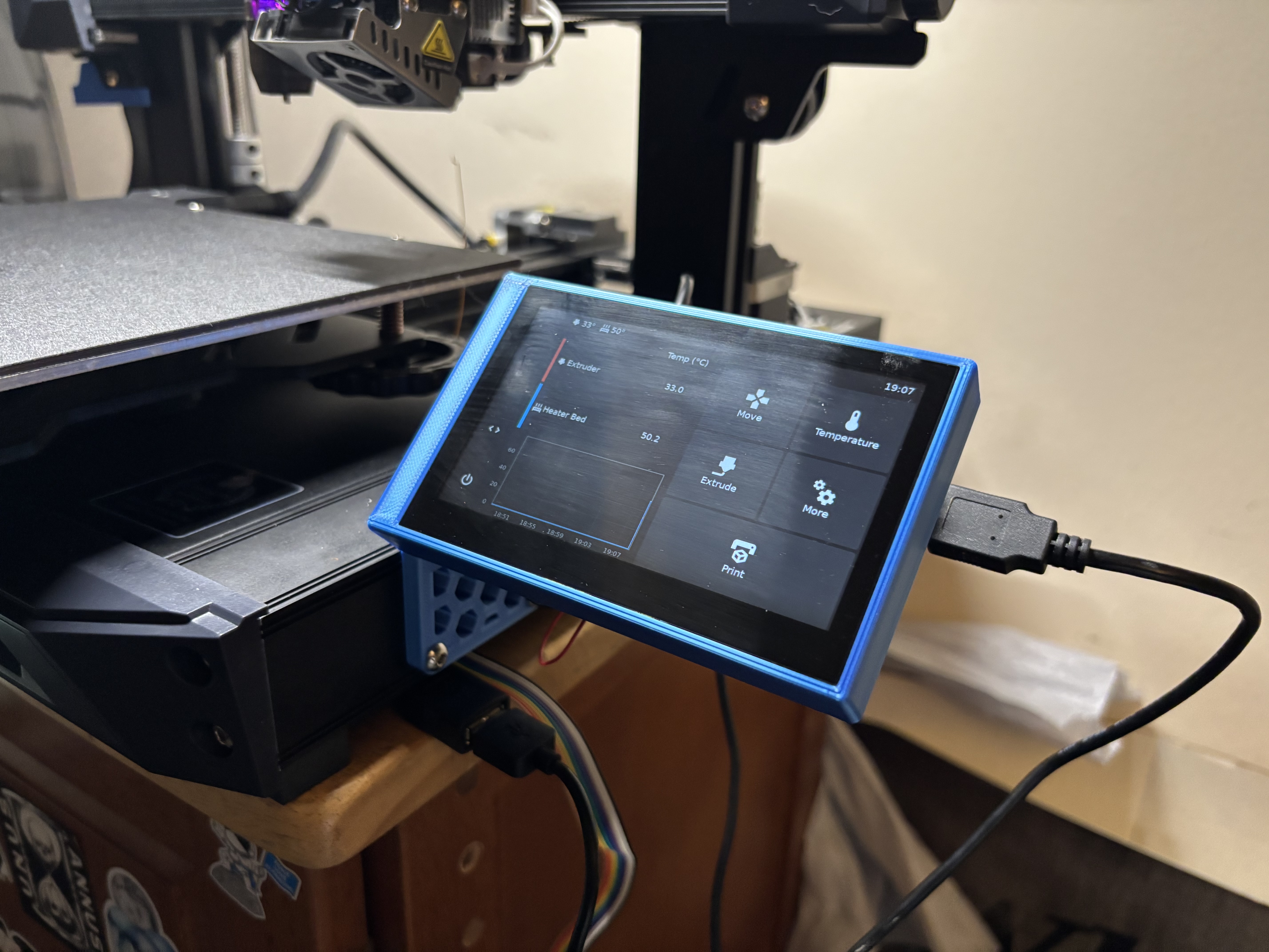 BIGTREETECH Pi TFT 43 Mount for Ender 3 S1