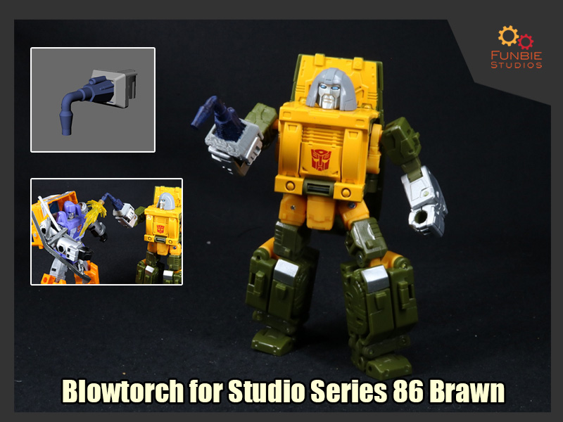 Blowtorch for Transformers Studio Series 86 Brawn