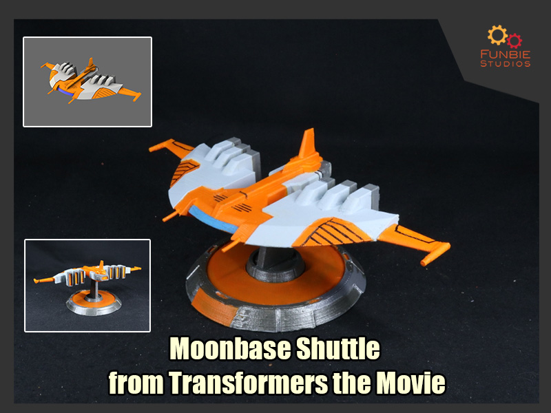 [Iconic Ship Series] Moonbase Shuttle from Transformers the Movie