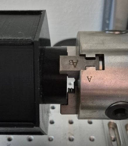 Adapter for rotary business card jig