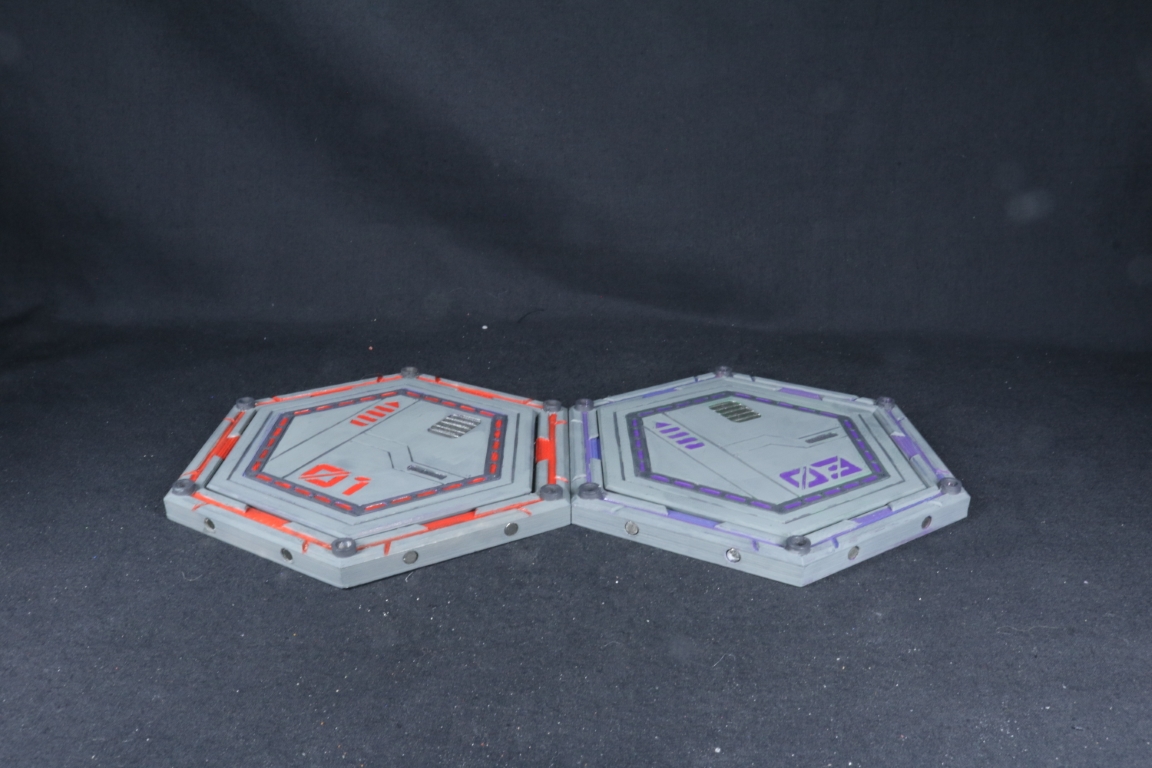 [CyberBase System] Numbered Hex Tiles — thumbnail 5