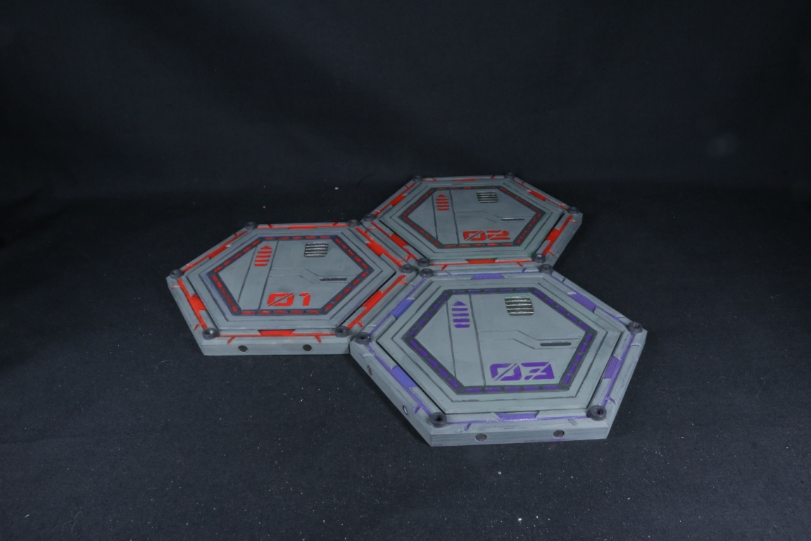 [CyberBase System] Numbered Hex Tiles — thumbnail 8