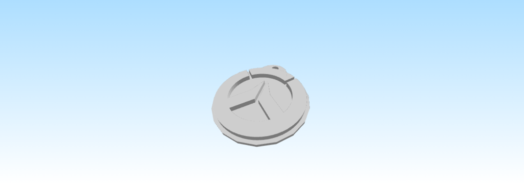 Overwatch Logo Keychain