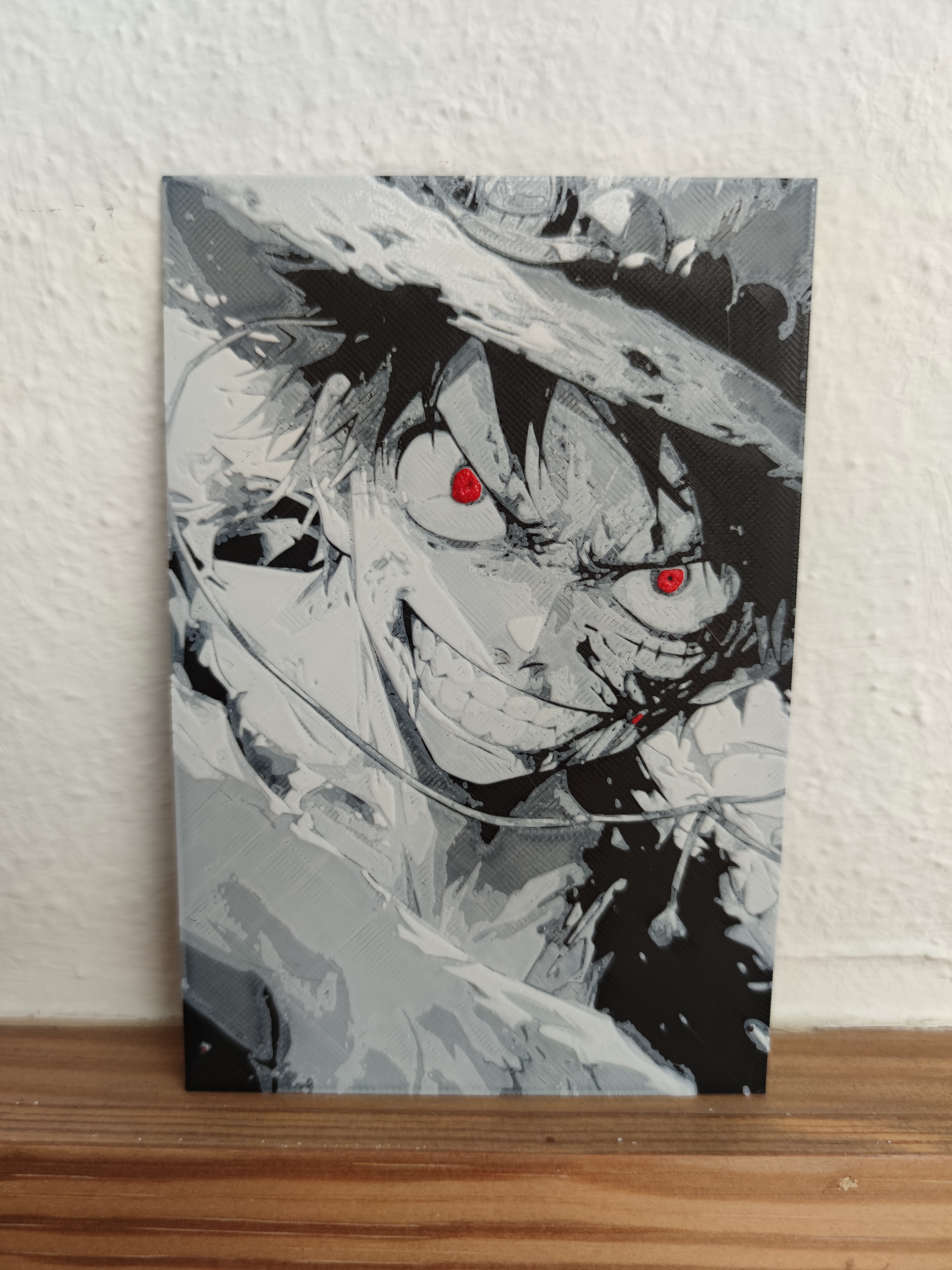 Hueforge Luffy with red eyes — thumbnail 2