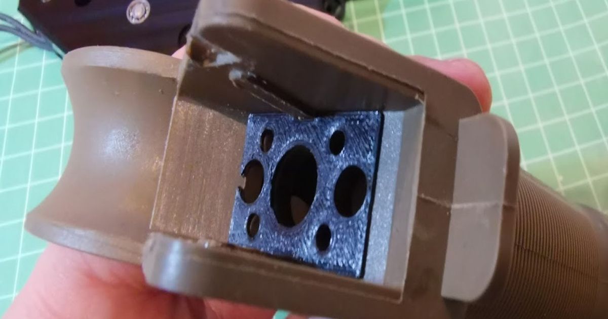 Airsoft Gearbox V2 Grip Spacer by jonnieZG Download free STL model