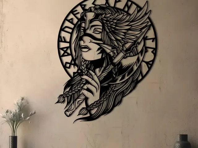 Viking Warrior Goddess Wall Art