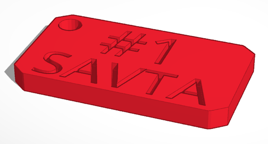 #1 Safta Keychain