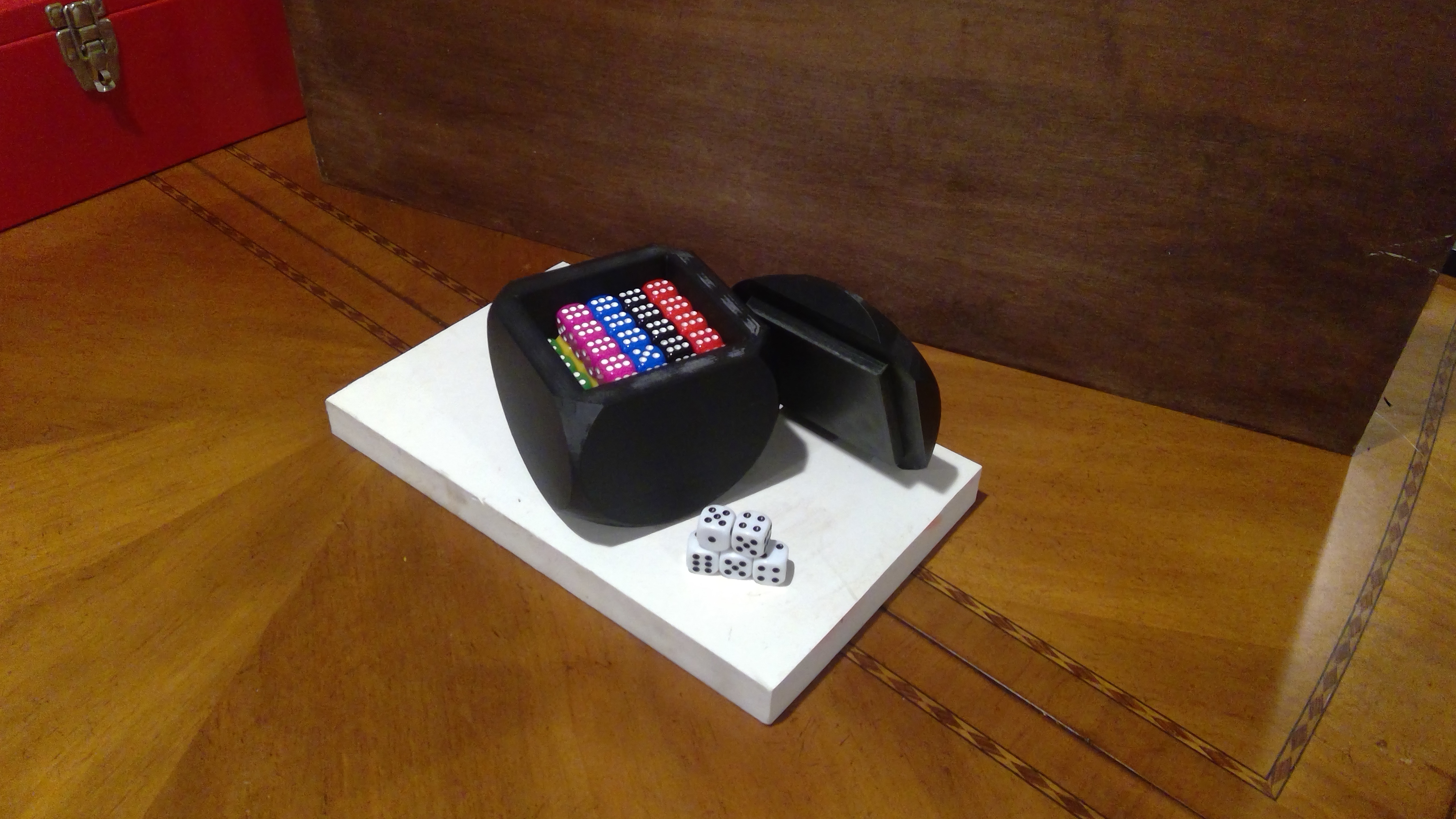 Dice Box Container Dice Shaped