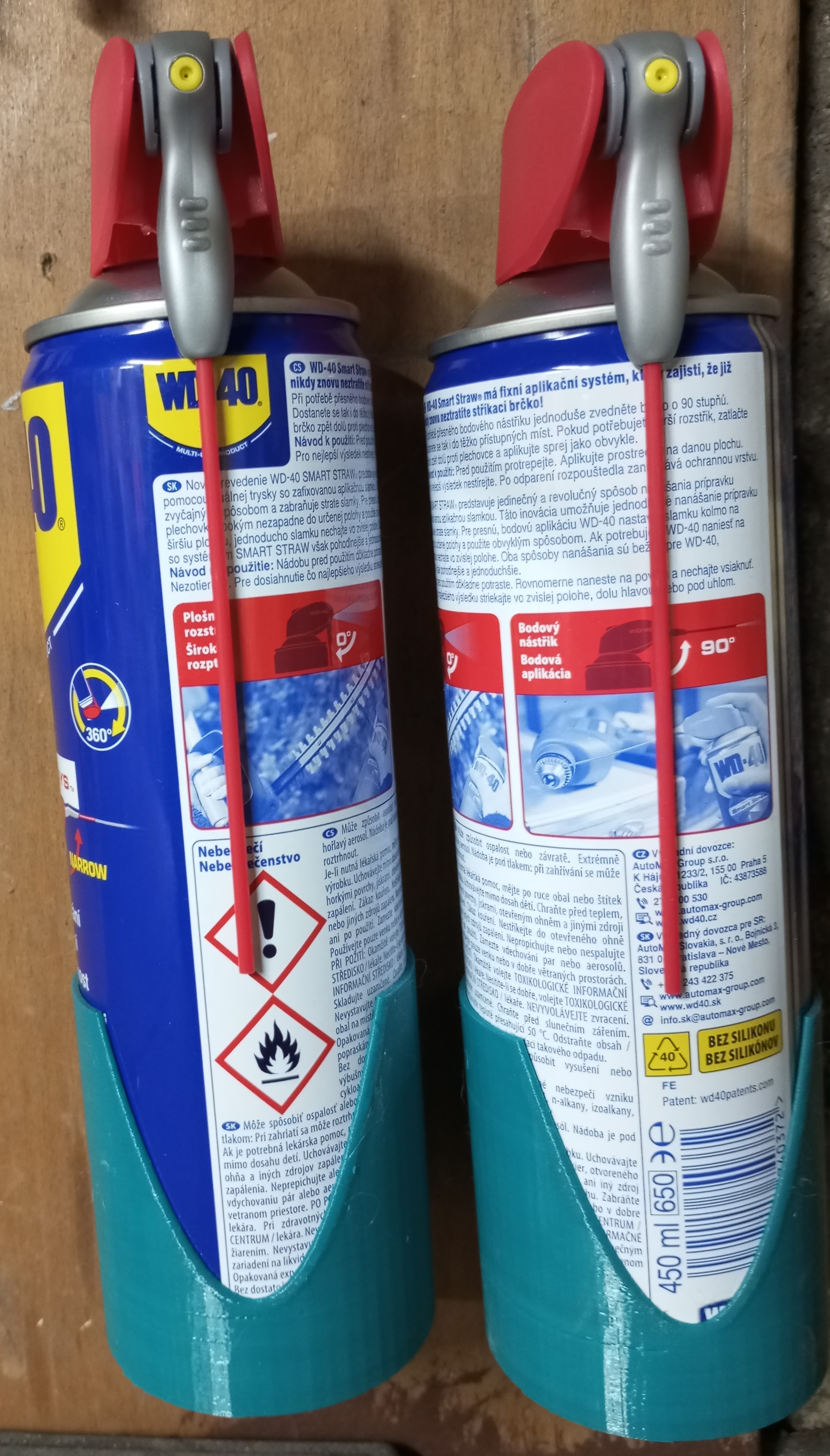 držák na wd-40 objem 450ml