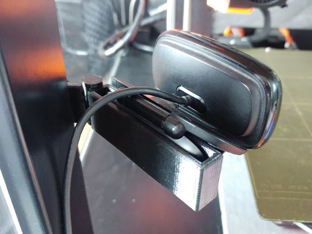 3D Printer Camera RailMount Logitech C525 & others by jonnieZG