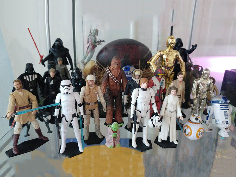 Star Wars Figures Simple Stands