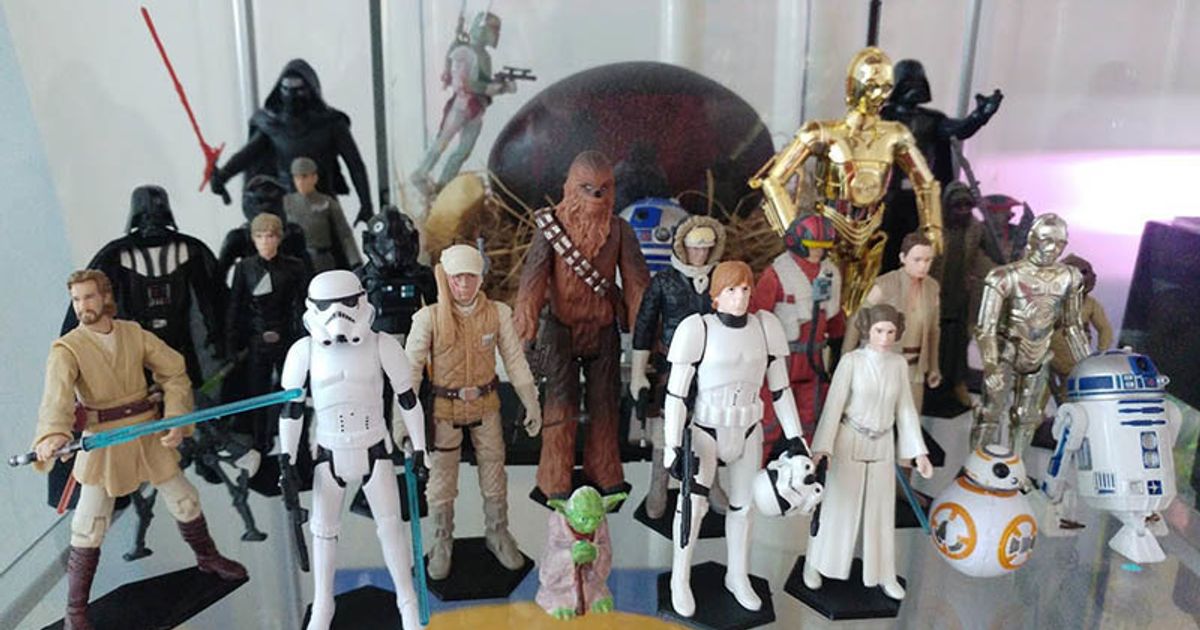 Star Wars Figures Simple Stands by jonnieZG | Download free STL model ...