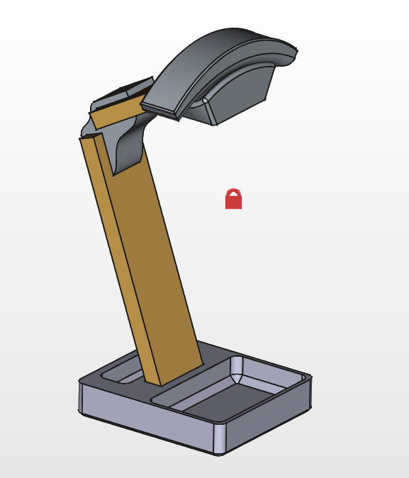 Headphone Stand With Wood Elements — thumbnail 3