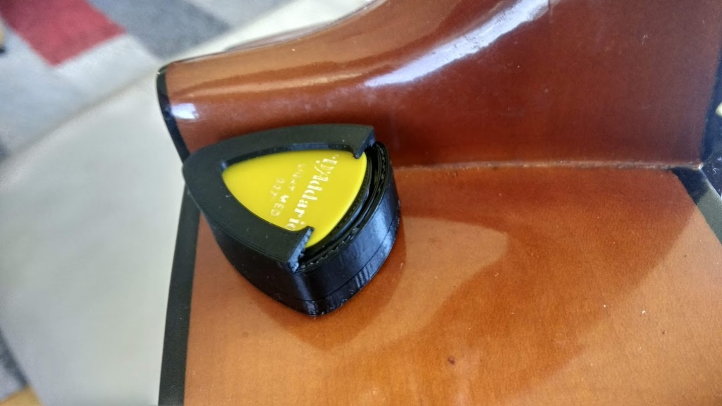 Guitar Pick Holder with Sponge Spring