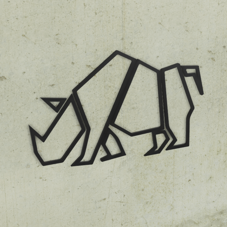 Rhinoceros Home Decor
