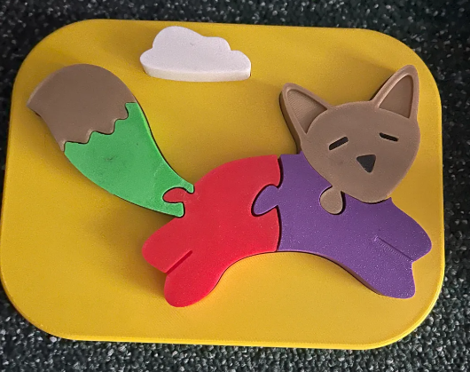 Fox - insert puzzle for kids