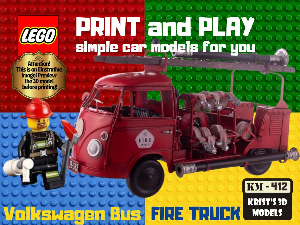 LEGO Volkswagen BUS FIRETRUCK
