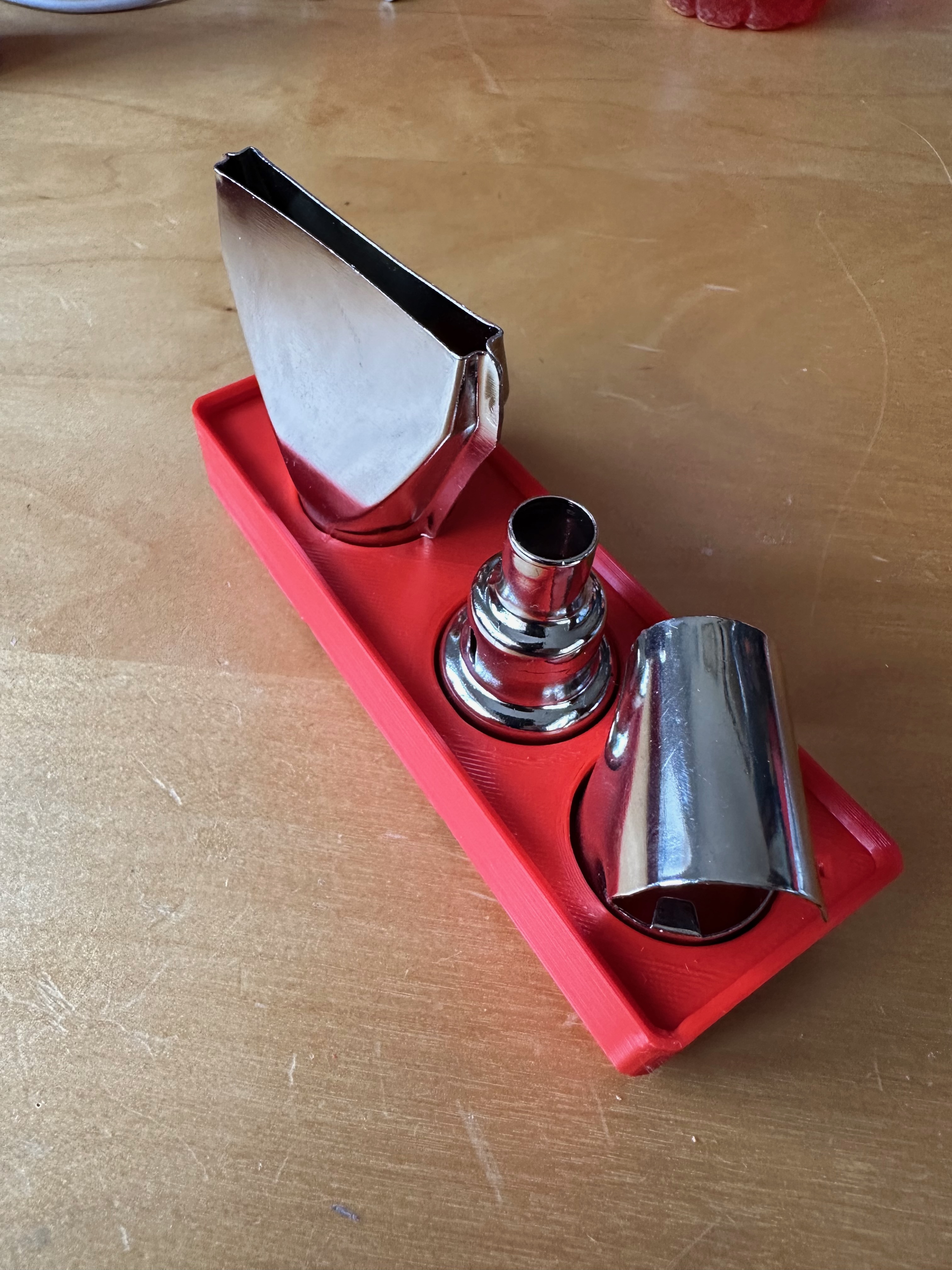 Gridfinity holder for Proxxon Heat Gun Nozzles